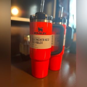 Stanley Neon Orange 30oz Tumbler NWT | NO FLAWS IN HAND/FAST SHIPPING